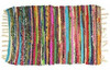 10 Alfombra Rustica Multicolor Tejida Costado De Cama  50x80 2
