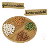 Bandeja Bambu Redonda Grande 30x30 Petisqueira Petiscos 3