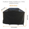 Funda Parrilla Isi Dual A Gas Impermeable Lona Extrafuerte! 1