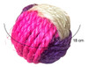 Juguete Pelota Mascotas Gatos Sisal Sonajero Rosa/violeta 2