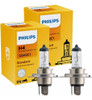 Par Lâmpadas Farol Baixo E Alto H4 Philips Halogena 12v 0