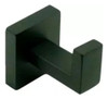 Cabide Gancho Banheiro Eterna Inox Preto Black Italy Line 0