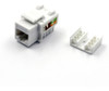 5 X Cat6 Rj45 Keystone Jack Red 110 Impacto Soporte Para Cab 0