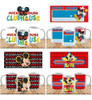 20 Plantillas Sublimación Tazones Mickey Mouse Tazas 4