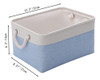 Cesta De Almacenamiento De Tela, Caja De Almacenamiento Pleg 1