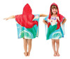 Disney Little Mermaid Ariel Toalla Con Capucha De Algodón 2
