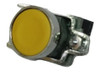 Pulsador Industrial Metálico Amarillo Rasante Para Diamet 22 0