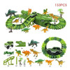 Carro Elétrico 153pcs Do Trilho Do Dinossauro Do Brinquedo D 1