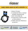 Cable Hdmi-hdmi De 3,0mts Version 1.4 Pronext 1