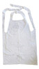 Delantal Blanco Desechable De Plastico / Poliester De Peso 2