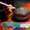 Kit 33 Boleadores Em Acrílico Para Pontilhismo Mandala 5