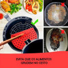 Protetor Tela Forma Para Airfryer Forno Silicone 20cm 4