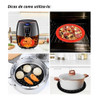 Protetor Tela Forma Para Airfryer Forno Silicone 20cm 7