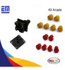Kit Arcade #20 Com 12 Botões E 2 Comandos Eletromatic 2