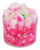 Cubo De Gelatina Crujiente De Color Rojo Rosa, 0