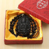 Natural Obsidiana Negro Guanyin Buda Lucky Lucky Colgantes P 5 Natural Obsidiana Negro Guanyin Buda Lucky Lucky Colgantes P 5
