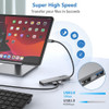 Tuwejia - Adaptador Usb C Multipuerto 6 En 1, Adaptador Usb 3