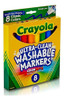 Marcadores Lavables Crayola, Broad Line, 8 Ct. 1