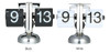 Equipamento Pequeno Operado Por Relógio Flip Clock De Quartz 5