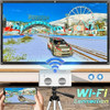 Tmy - Proyector De 5500 Lúmenes Con Wifi, Pantalla 1