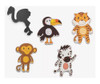 Set De Animales Con Imán Safari Para Niños 3