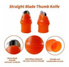 Cortador De Silicona Para Pulgar +protectores  De Dedo (s) 2