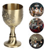 Taça Europeia De Vinho Vintage Metal Tinto Wine Goblet Art C 1