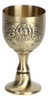 Taça Europeia De Vinho Vintage Metal Tinto Wine Goblet Art C 7