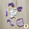 Cortante Galletitas Fondant Descendientes Disney (en Partes) 1