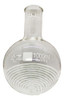 Balón Cuello Liso Vidrio 1000ml Hda Boro 3.3 0