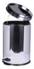 Lixeira De Aço Inox Redondo Com Pedal 3 Litros Kala 1 Lixeira De Aço Inox Redondo Com Pedal 3 Litros Kala 1