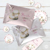Kit Imprimible Oveja Florcitas Rosas Candy Bar Tukit 3