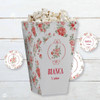 Kit Imprimible Shabby Chic Flor Rojo Candy Bar Tukit 1