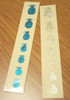 Ukuleleflatboard Markers Inlay Sticker Pineapple Set 1