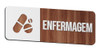 Placa Instrutiva Enfermaria Enfermagem Para Consultório Mdf 1