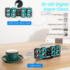 Centolla Reloj De Pared Led 3d, Reloj De Pared Digital De 8. 1