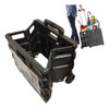 Carrinho Dobravel Multiuso Preto Com Tampa Retratil 2