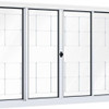 Janela De Aço De Correr 100x150cm 4 Folhas Com Grade E 1