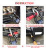 Tow Shackle Towing Shackle Vehicle Ring 2 Bow D Shackle Pack 5