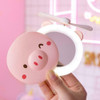 Mini Ventilador Espelho Luz Led Maquiagem Portátil Bolsa Usb 2