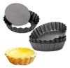 6 Peças De Moldes Para Torta De Ovo, Formas De Torta De 3 Po 0