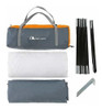 Carpa 4 Personas Doble Capa Impermeable - Naranja 6