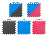 Kit 3 Tatame Encaixar Eva Borracha Multiuso 1x1 30mm 4
