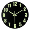 Diyzon Reloj De Pared Luminoso, Relojes De Pared De Madera D 1