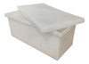 Canasto Plastico Cajon Apilable Con Tapa Cuba Reforzado 15lt 0