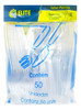 Kit Descartaveis Garfo E Faca Elite Master C50 Uni Cada 0