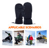 Luvas Masculinas, Esqui De Inverno, Snowboard, Luvas Imperme 1