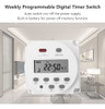220v/painel Programável Semanal Do Interruptor Do Temporizad 7