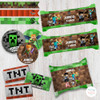 Kit Imprimible Minecraft Texto Editable 1