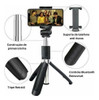 Bastão Tripé Mini 360º Pau De Selfie Bluetooth 3em 1 Celular 3